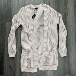 Express Cream Knitted Cardigan